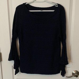 White House Black Market Navy Sweater